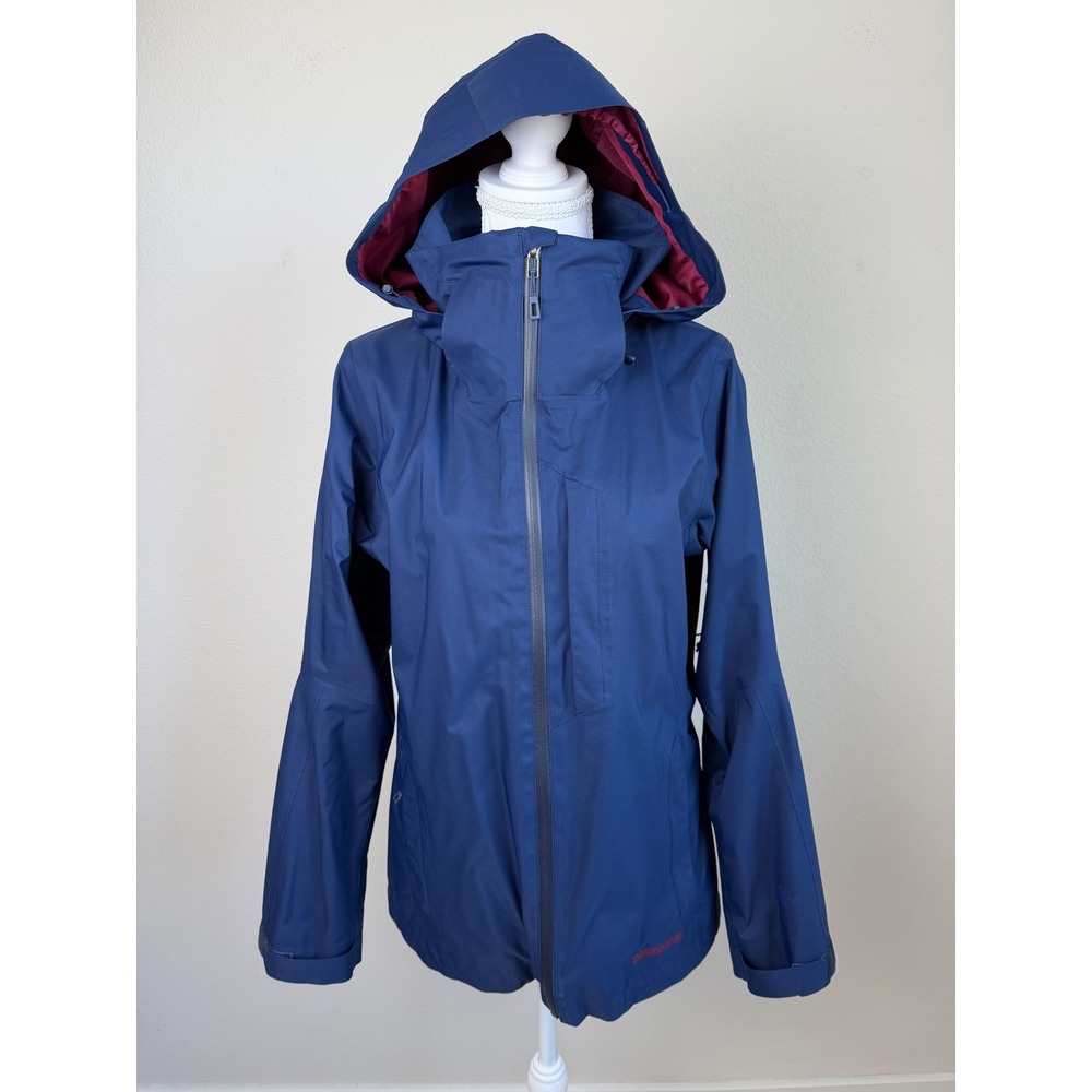 Patagonia Snowbelle OUTER SHELL ONLY S Blue Waterproof Ski Snowboard H2No Jacket